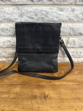 Still Nordic Anouk Crossbody Bag Shoulder Purse Leather Black EXCELLENT Unisex